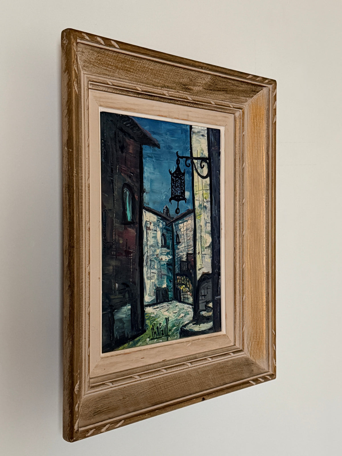 Oil on canvas, France, signed, 1963 — detail view