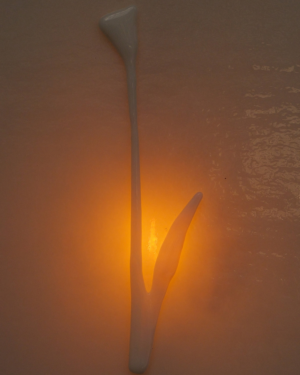 Portrait de fleur II, Applique en verre — side angle