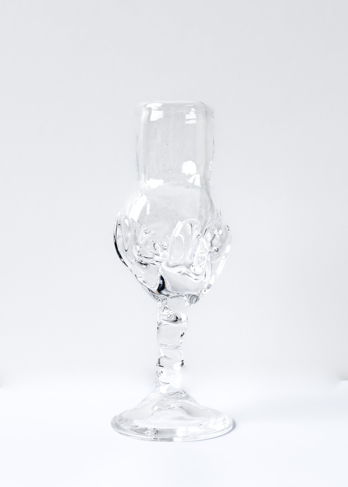 Hand-blown Grappa Glass — detail view