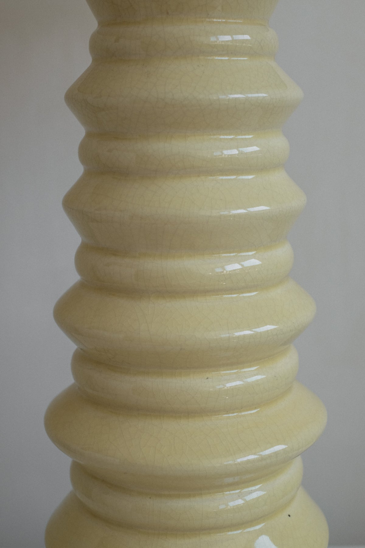 French Ceramic Table Lamp — in context