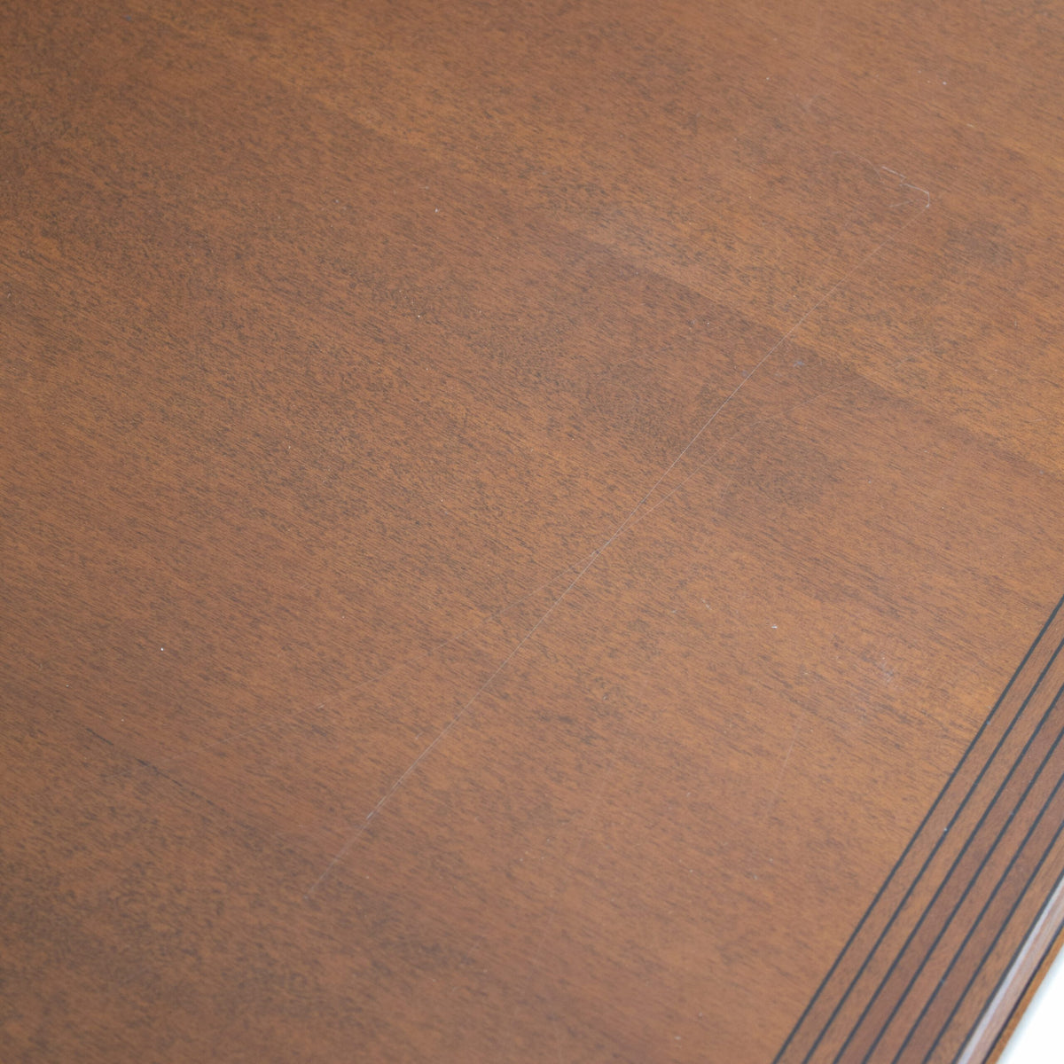 Afra & Tobia Scarpa Dining Table in Walnut with Graphic Inlay — additional view
