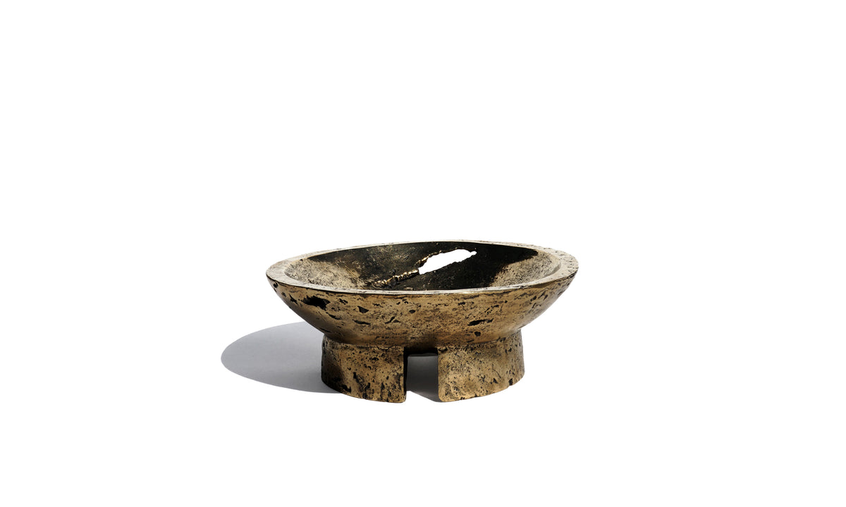 Teneo Bowl (Aluminum or Bronze) — lifestyle setting