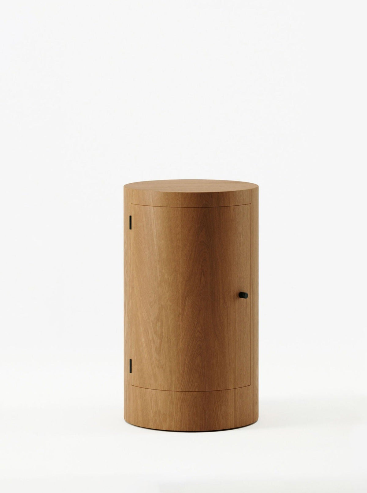 Pair of Constant Nightstand in Oiled Iroko — close-up