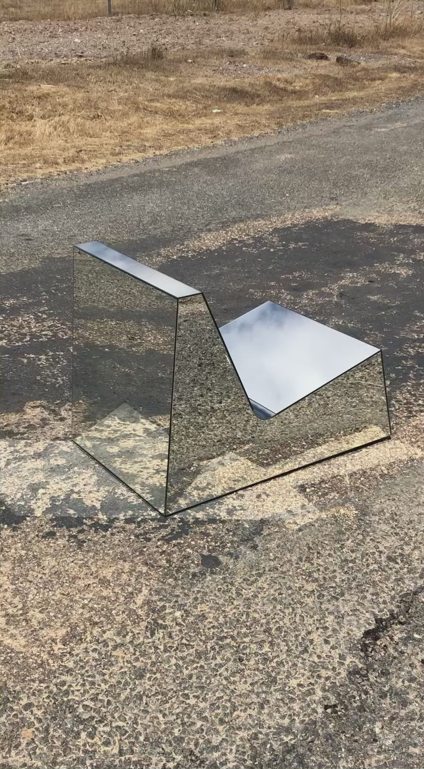 Chaise longue miroir