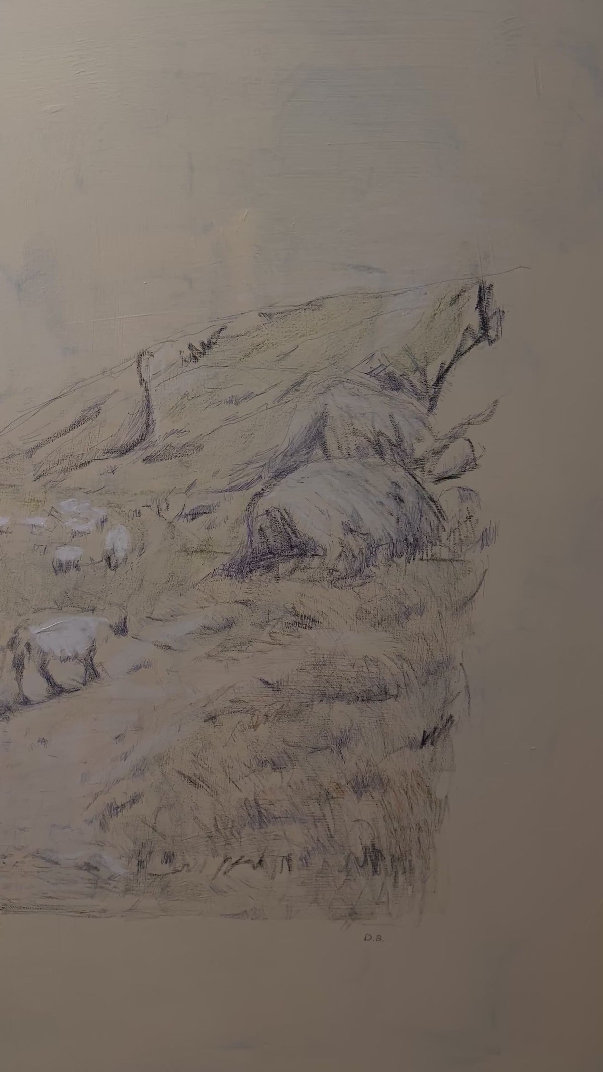 "Natural routine" Painting on canvas - Video