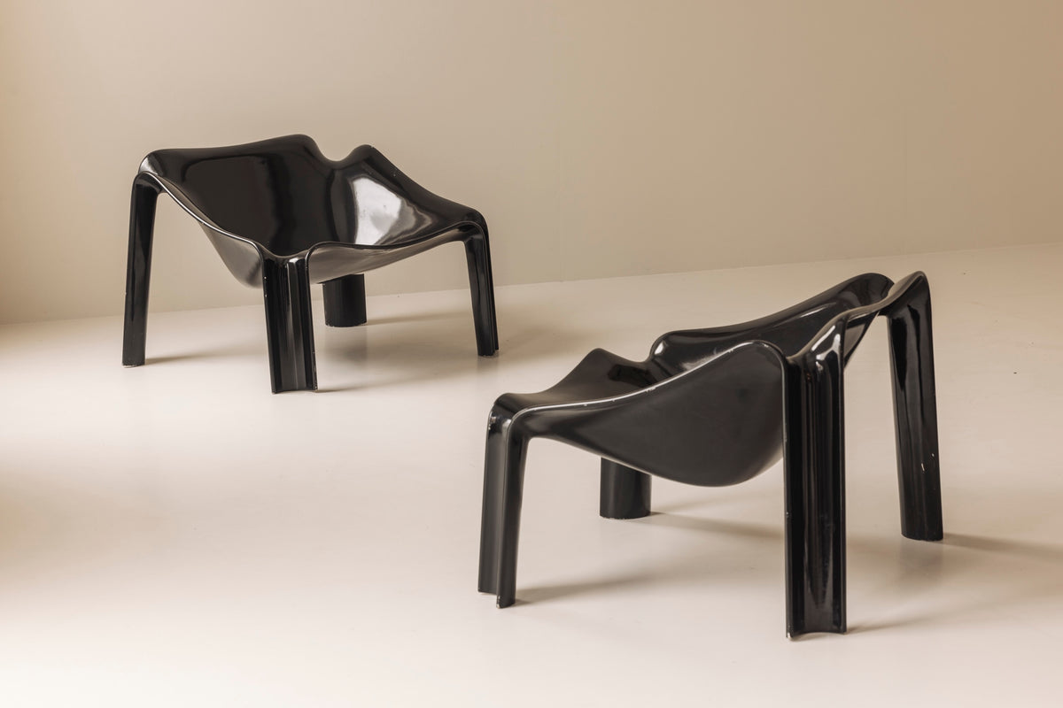 First edition F300 lounge chairs by Pierre Paulin for Artifort, France 1964. by Modern Living | The Oblist