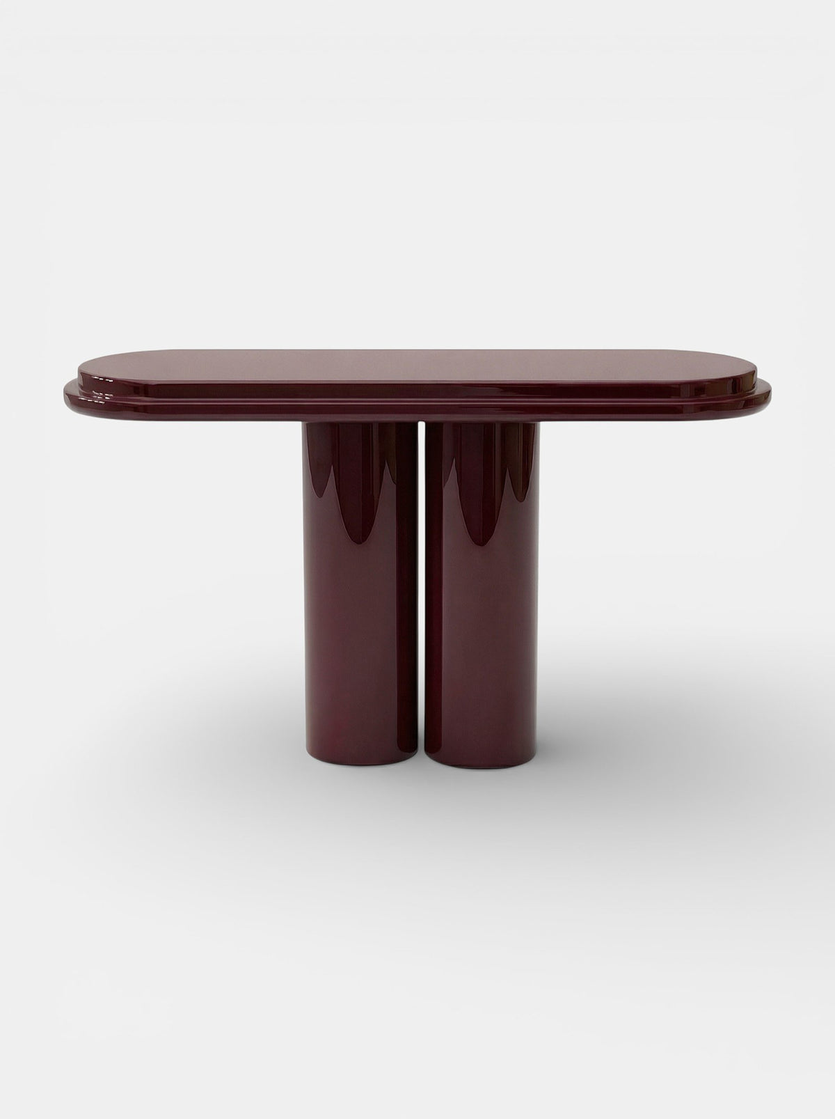 Ida Bordeaux Lacquered Console by Marbera | The Oblist