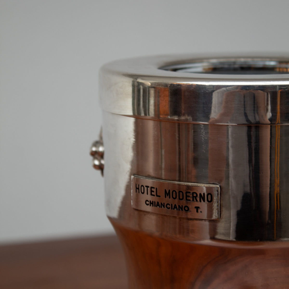 Vintage Italian Hotel Wine Cooler by L.A.G. di Riccarelli — lifestyle setting