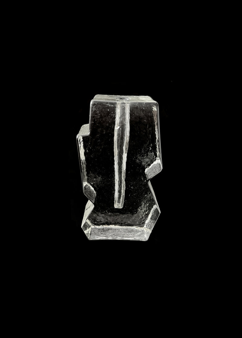 Glass and Clear Glass Vase by LA PARADE | The Oblist