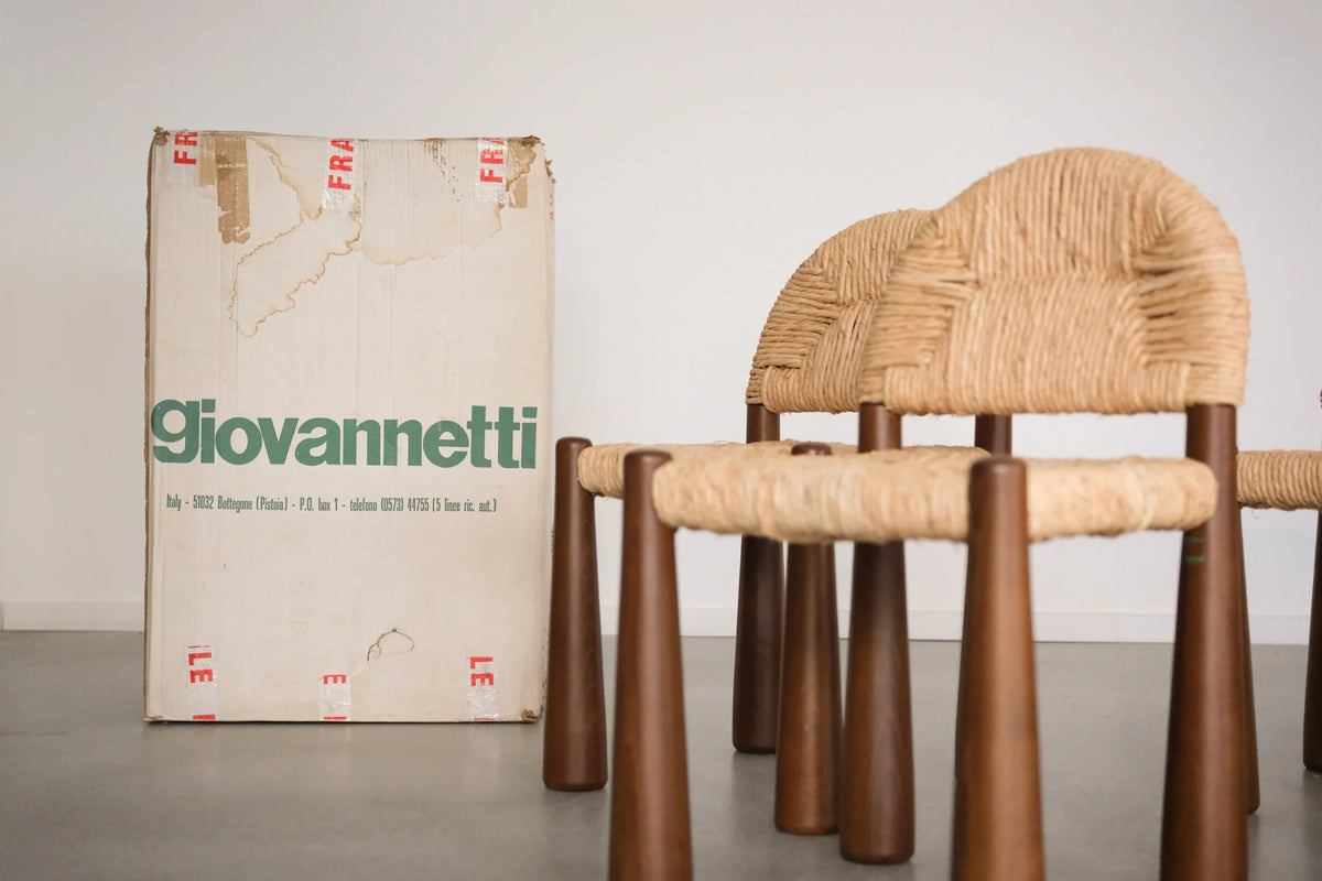 Toscanolla Dining Chair by Alessandro Becchi for Giovannetti — side angle