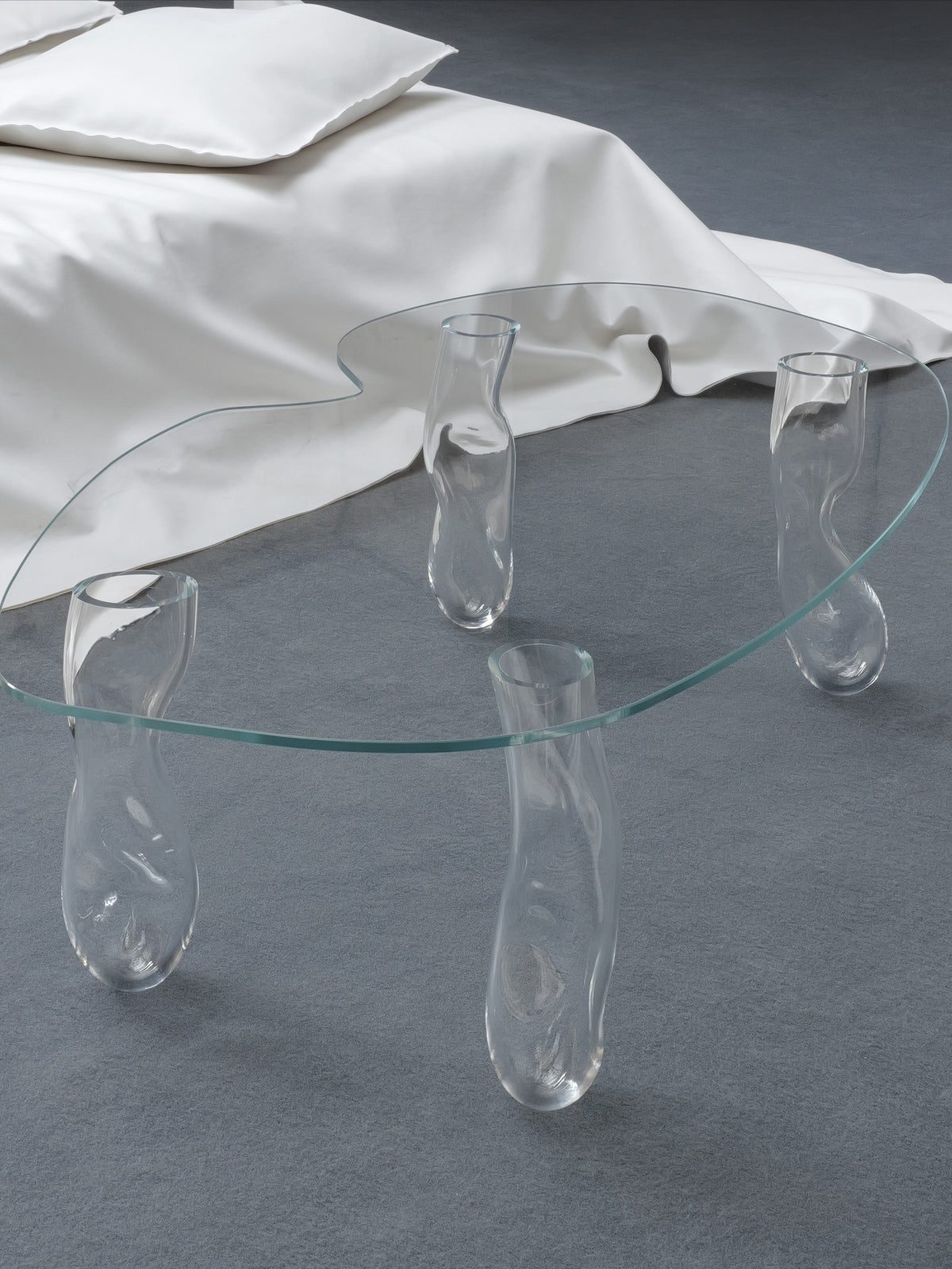 Glass Coffee Table by Clara Jorisch | The Oblist