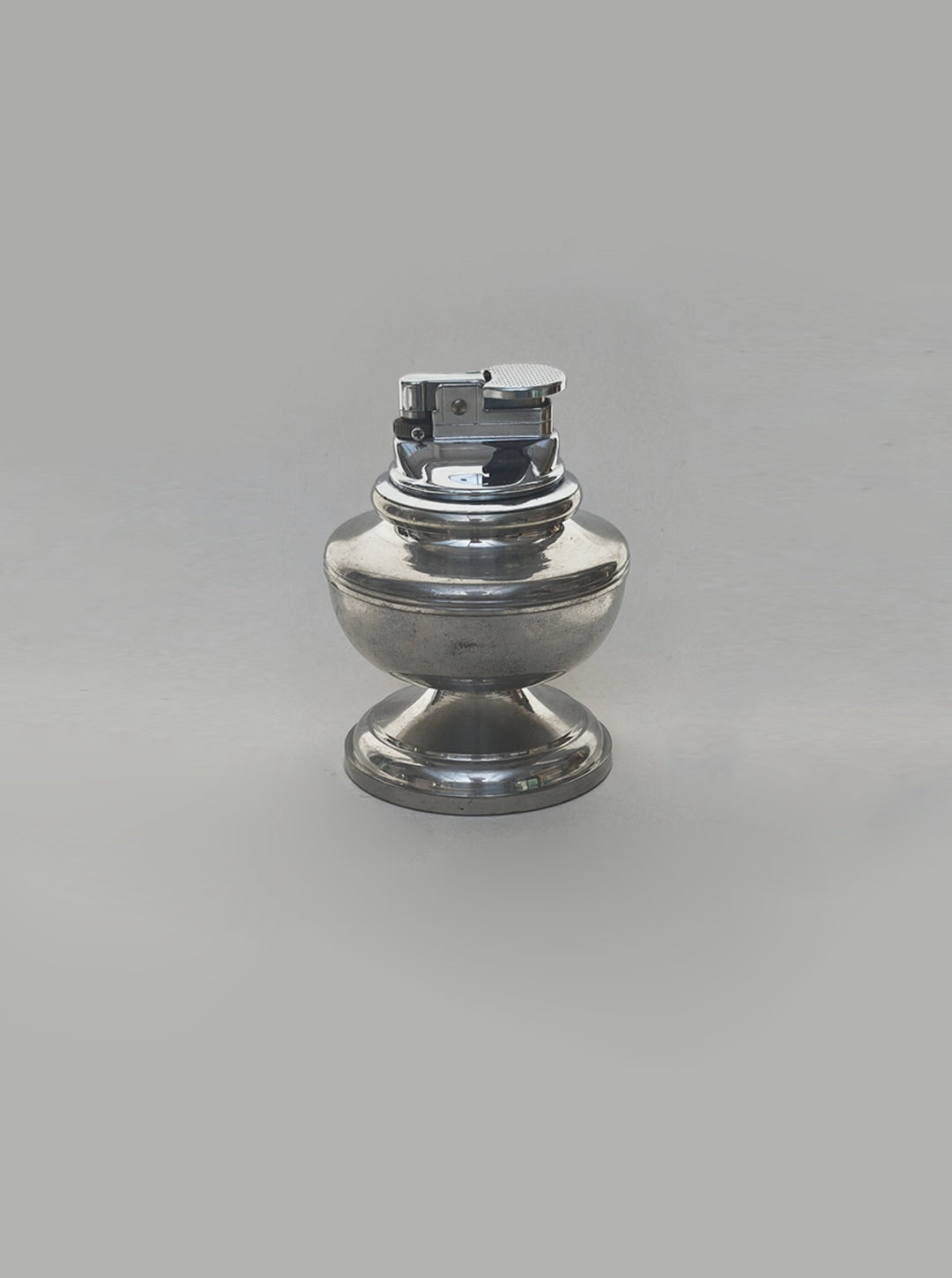 Pewter Lighter — front view on neutral background