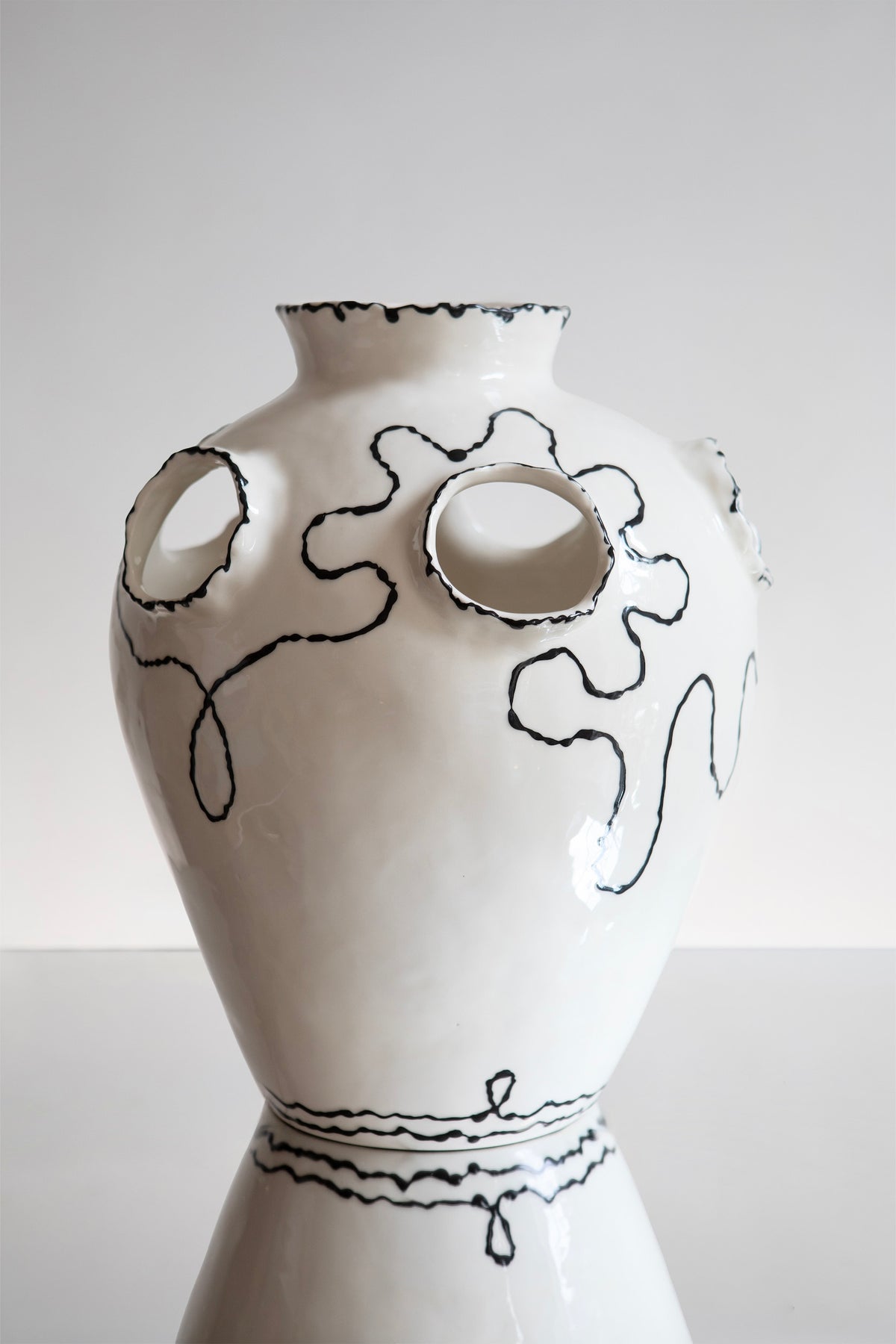 Large Wish Vase, Hand Made Ceramic Vase — lifestyle setting