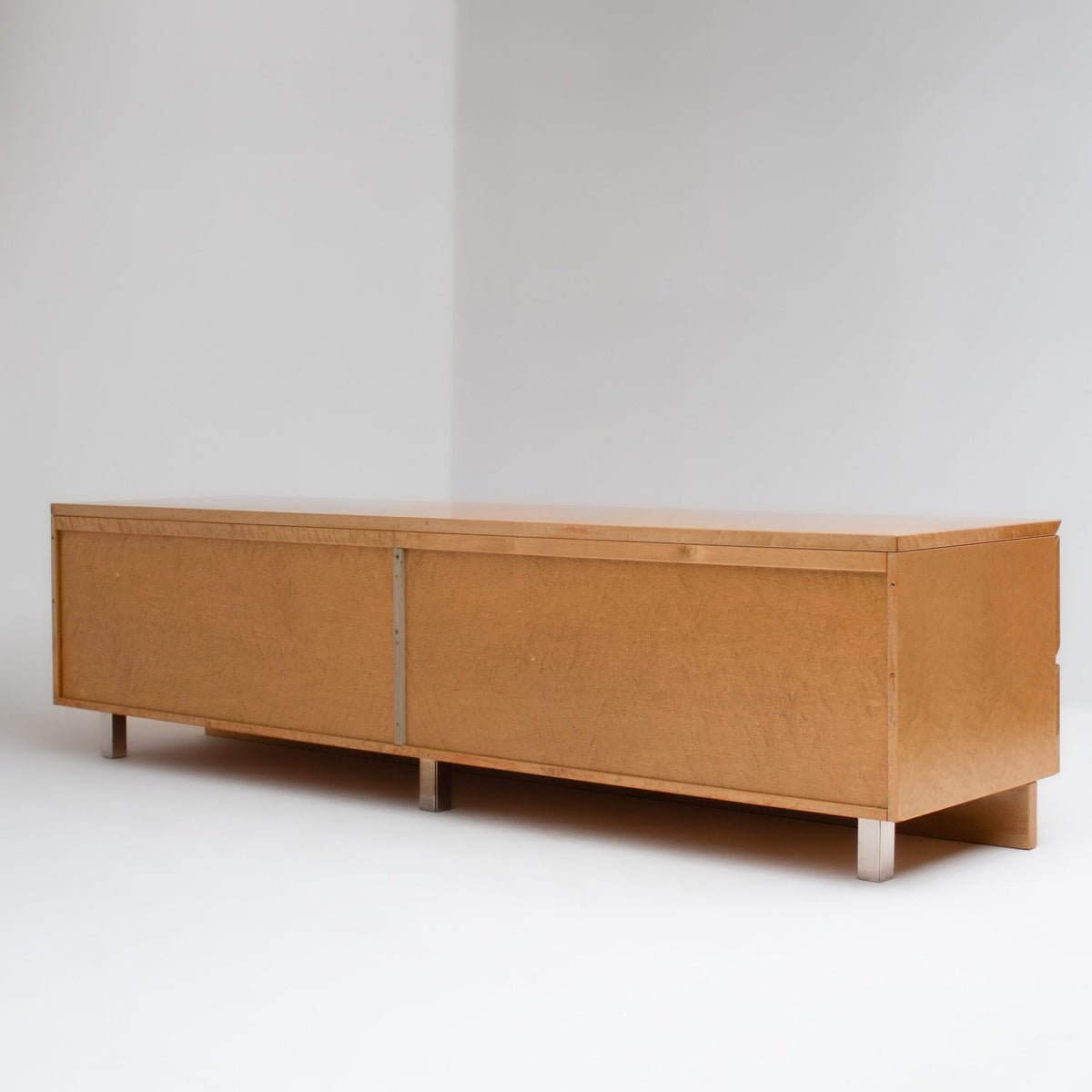 Burl Wood Sideboard by Giovanni Offredi for Saporiti — alternate view
