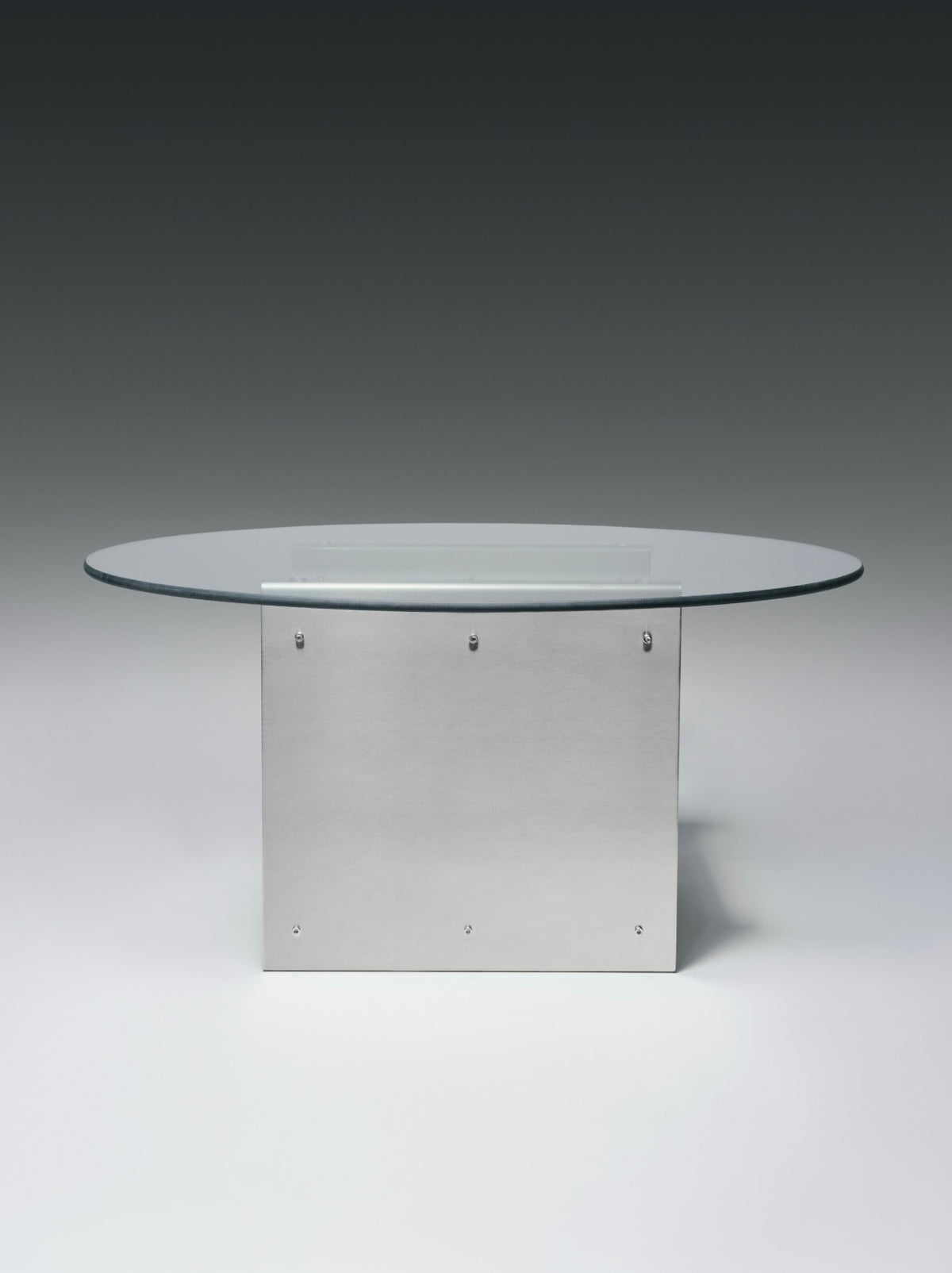 Glass Wing Table — side angle