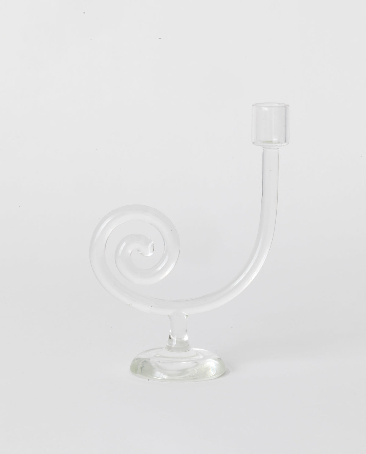 Single Stem Spiral Candleholder — detail view