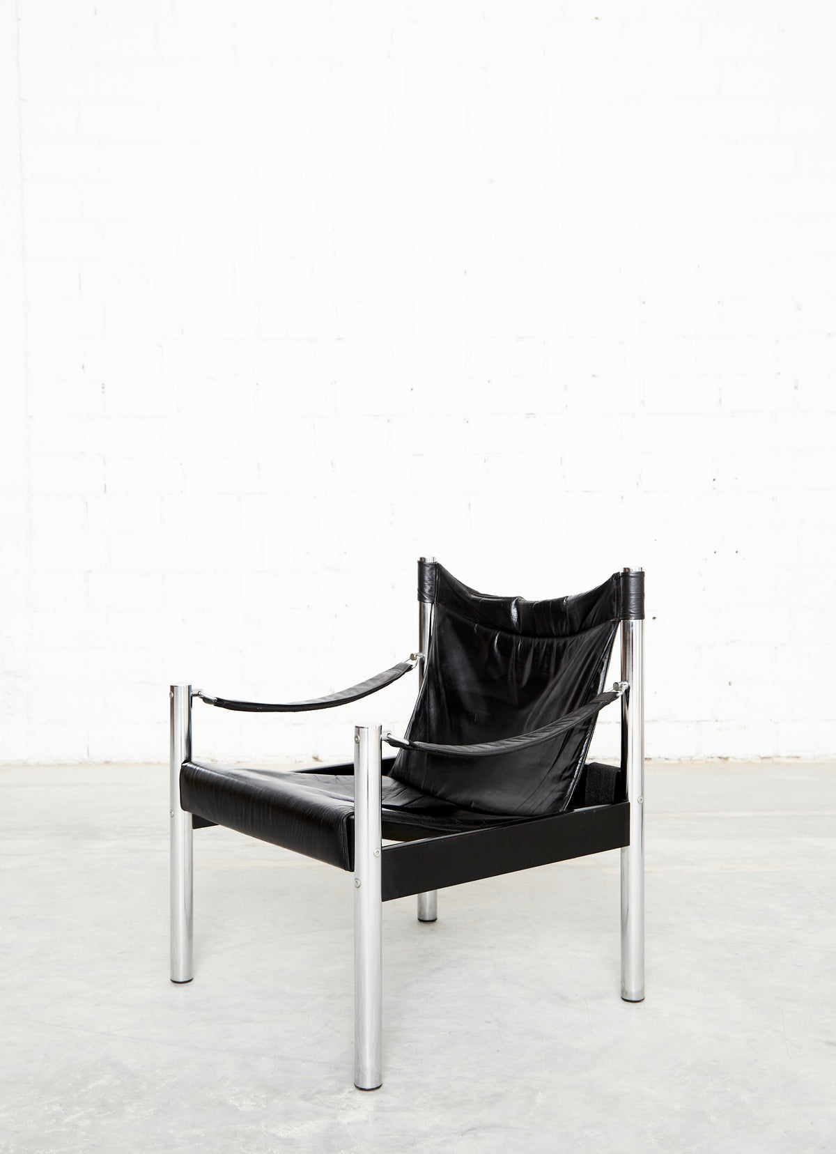 Pair Börje Johanson Safari Chairs for Johanson Design — side angle