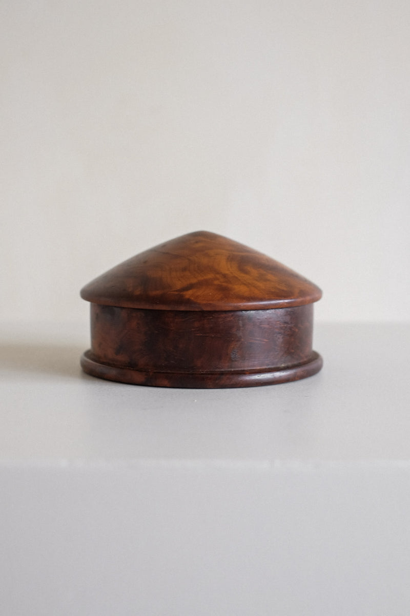 Vintage Burl Wood Trinket Box by septembre studios | The Oblist