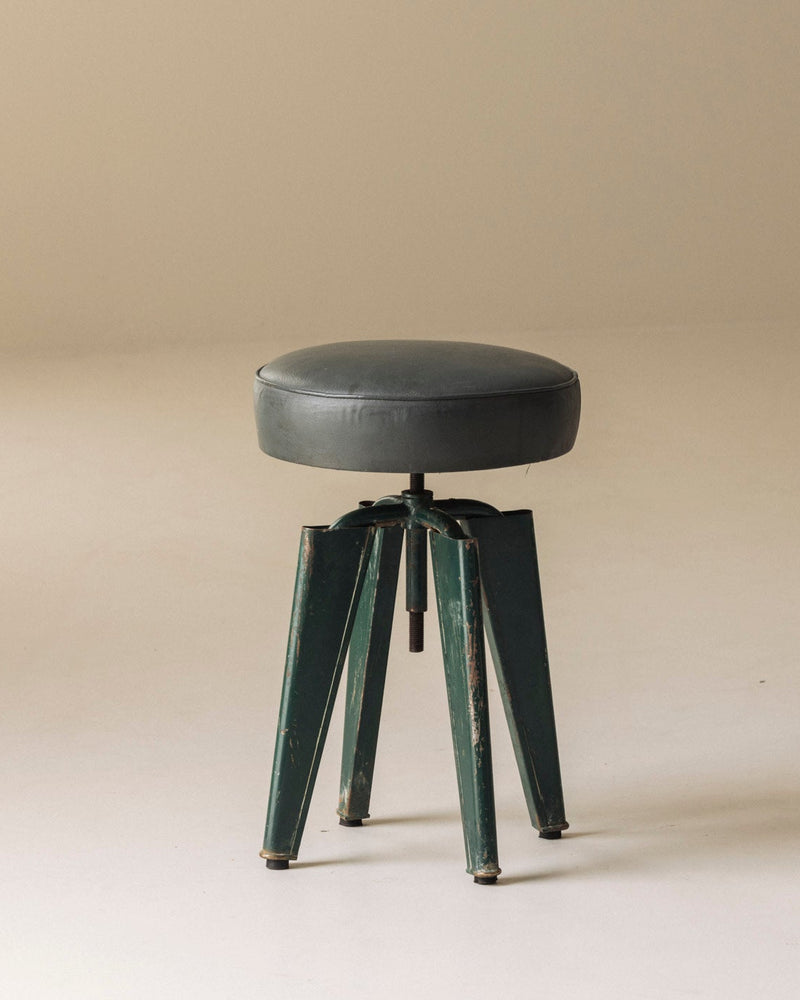 Highly collectible Clémenceau stool by Domin & Genevrière, Maison Dominique 1957 by Modern Living | The Oblist