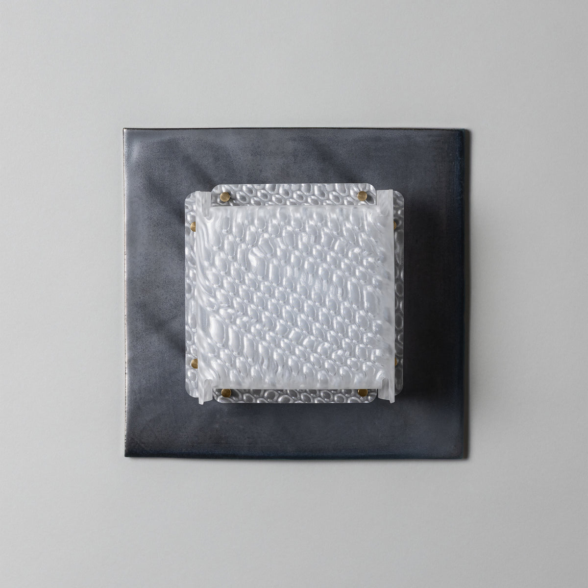 Field Square Sconce, Graphite / Prism by SIN | The Oblist