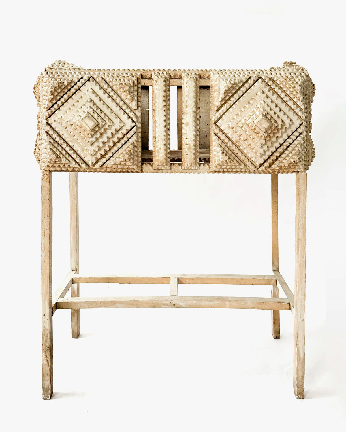19th Century Tramp Style Wood Flower Box by virga | The Oblist