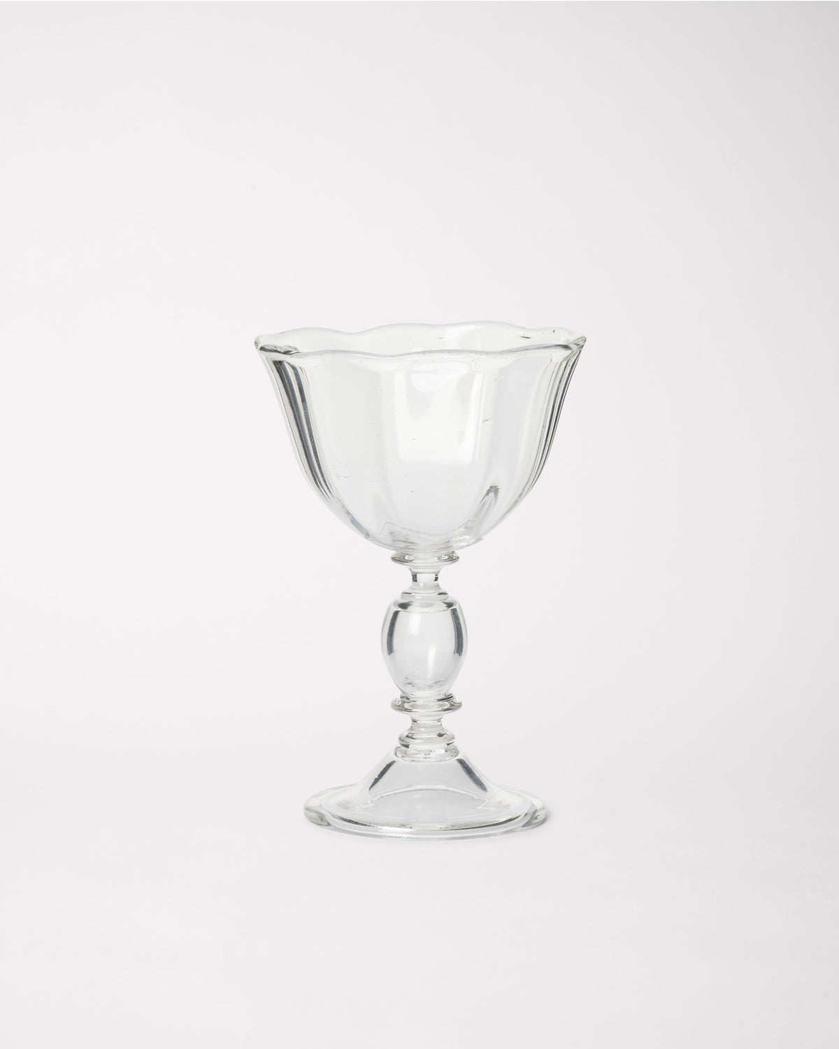 Alban Wine Glass - Set of Four — clear glass design on white background