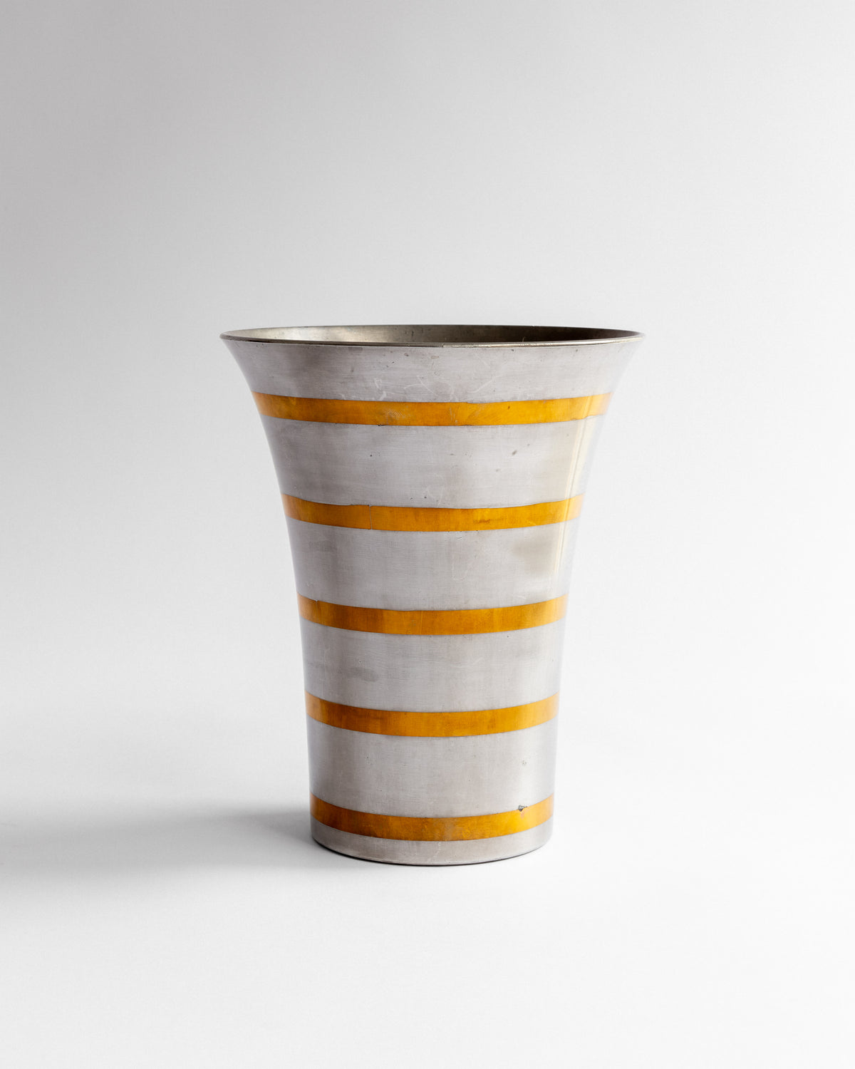 Pewter and Brass Vase by Estrid Ericson for Svenskt Tenn by Spigel | The Oblist