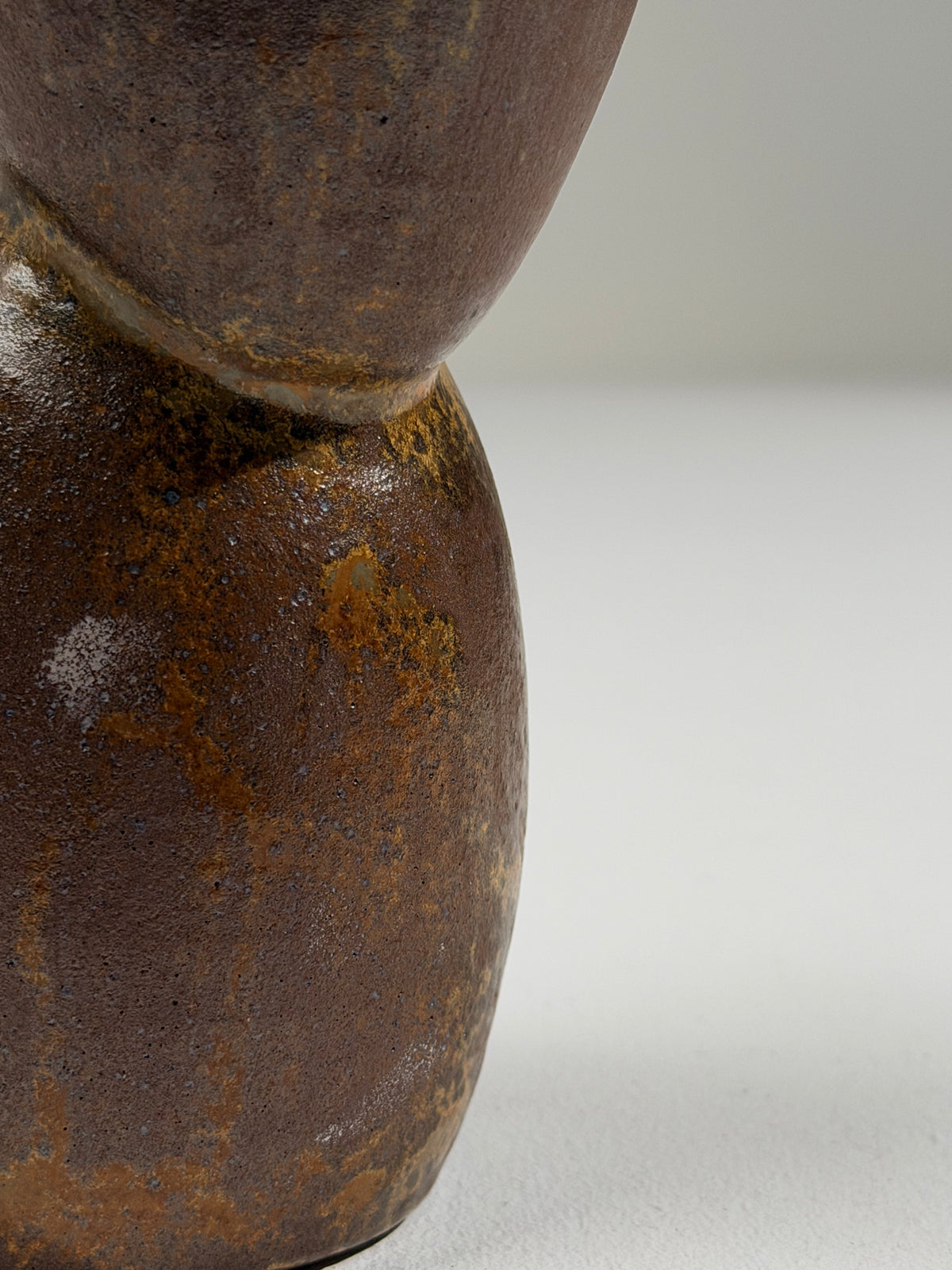 Anthropomorphic stoneware vase, France, circa 1950.  — lifestyle setting