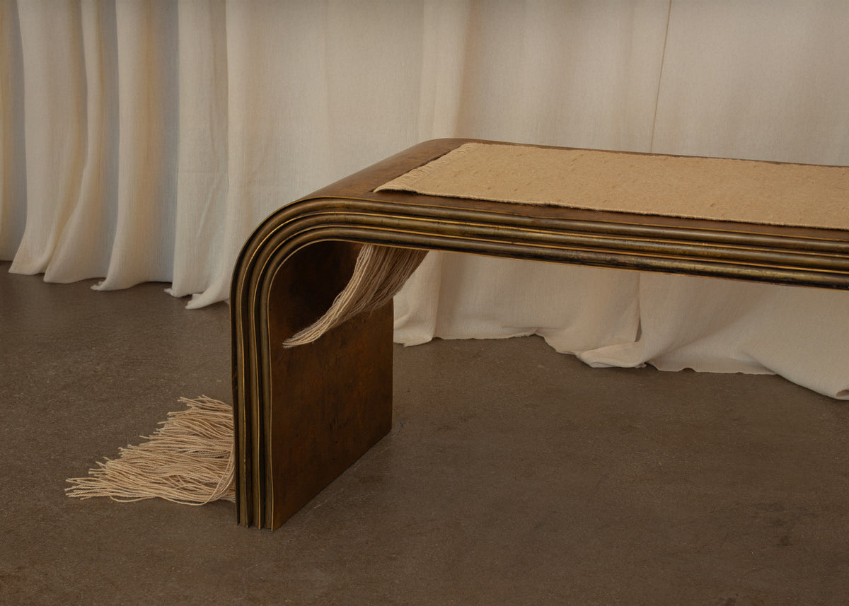 Curio No.2 Bench — side angle
