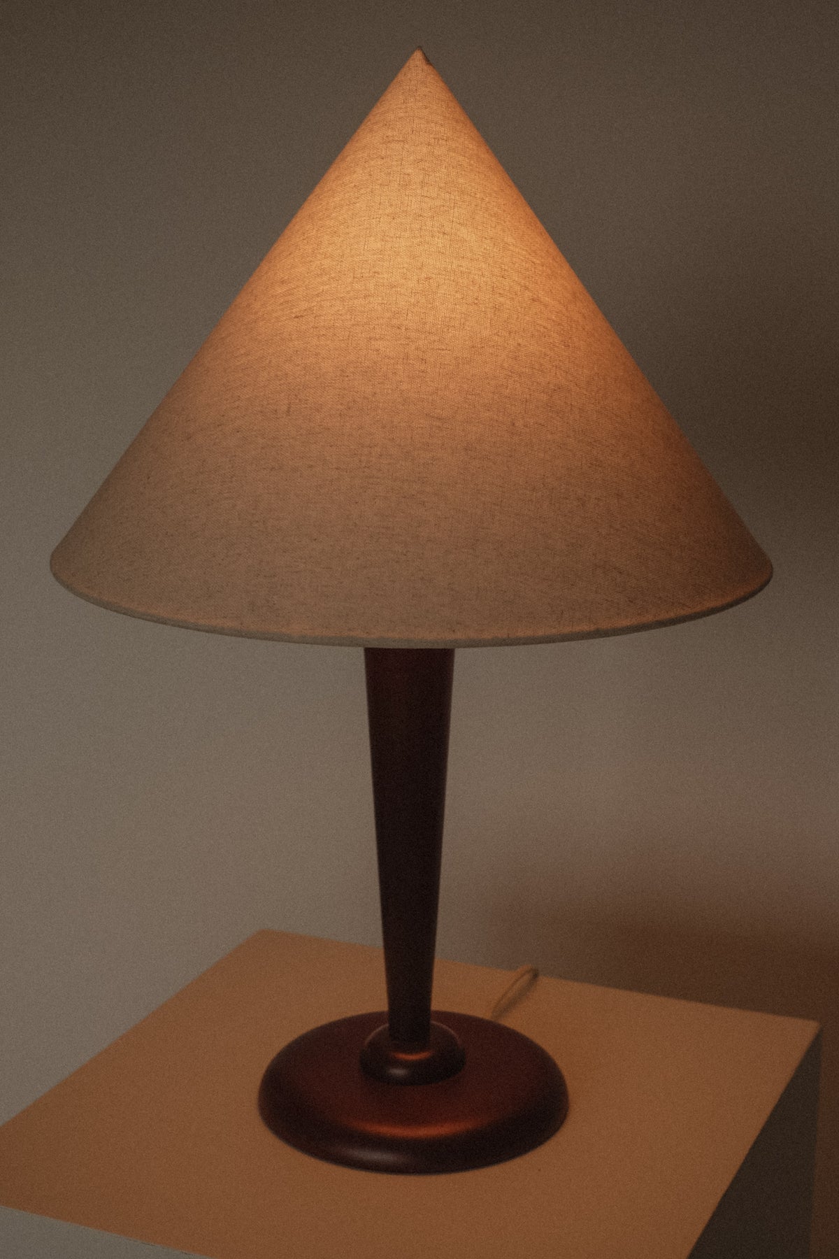 The Cone Accent Lamp — side angle