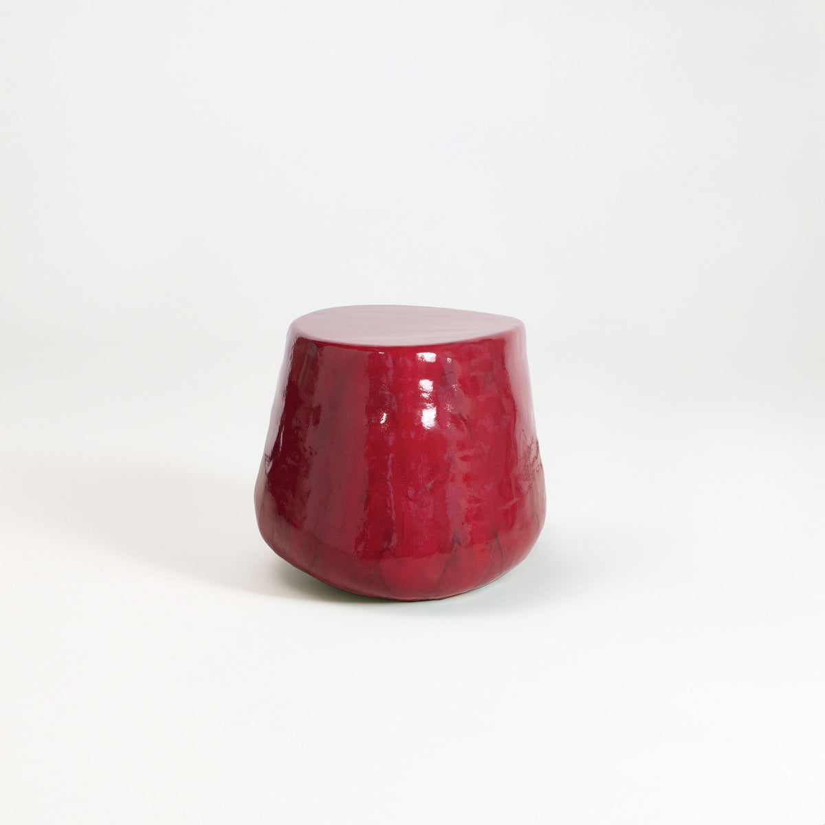 artisanal Ceramic Coffee Table in green — view 9