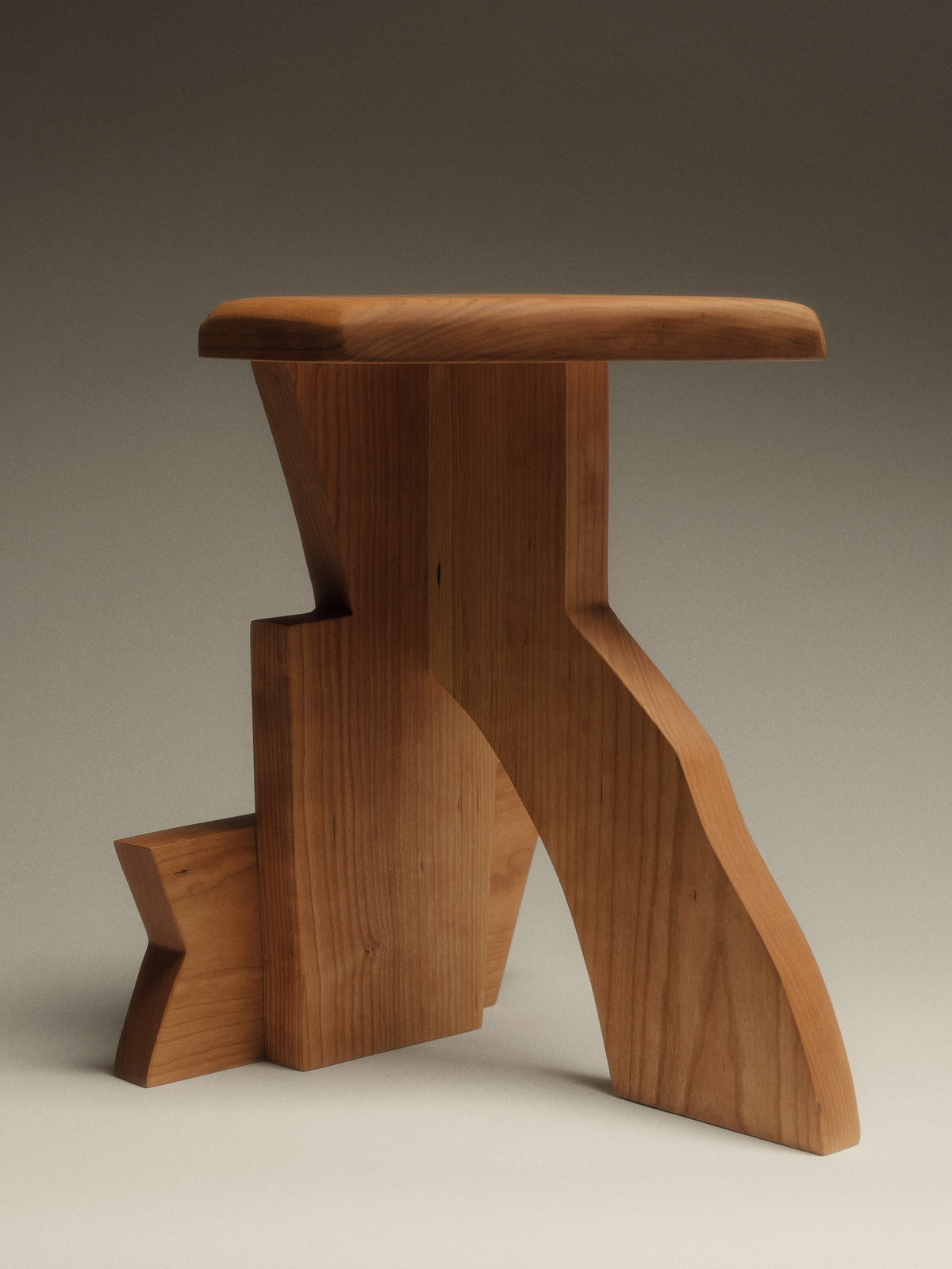 Carry-on stool/side table — side angle