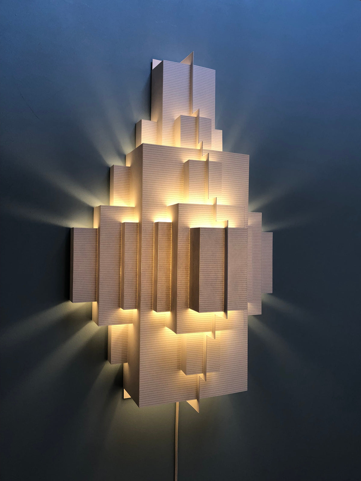 Cloud City Wall Lampshade — detail view