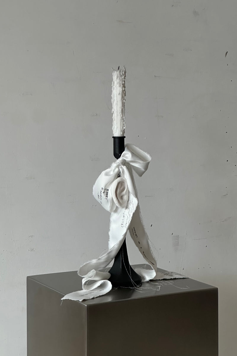 'UNSENT EAR' candleholder by CARRARA Studio | The Oblist