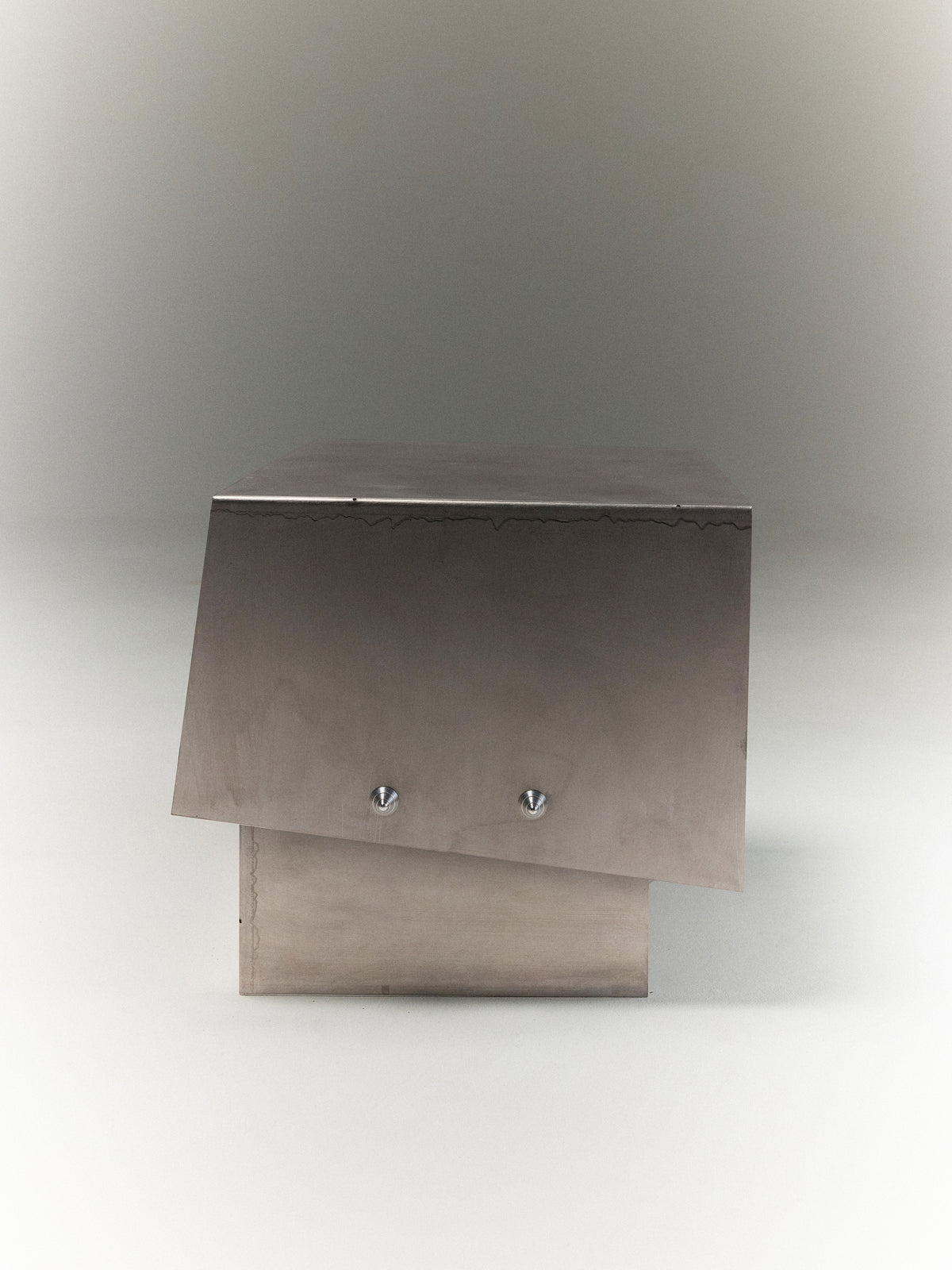 Stainless Steel Side Table — alternate view