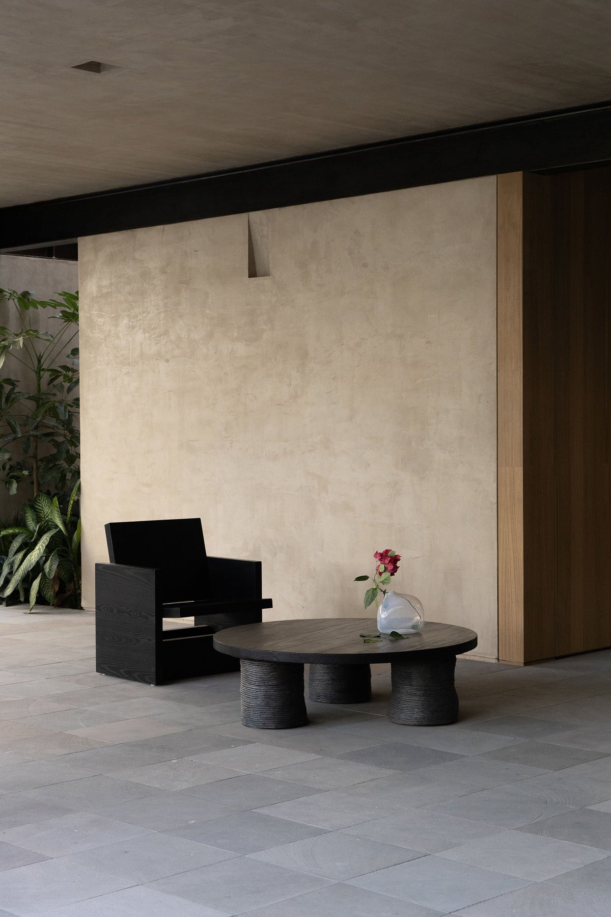 'Clavijero' Lounge Chair | Black Oak — in context