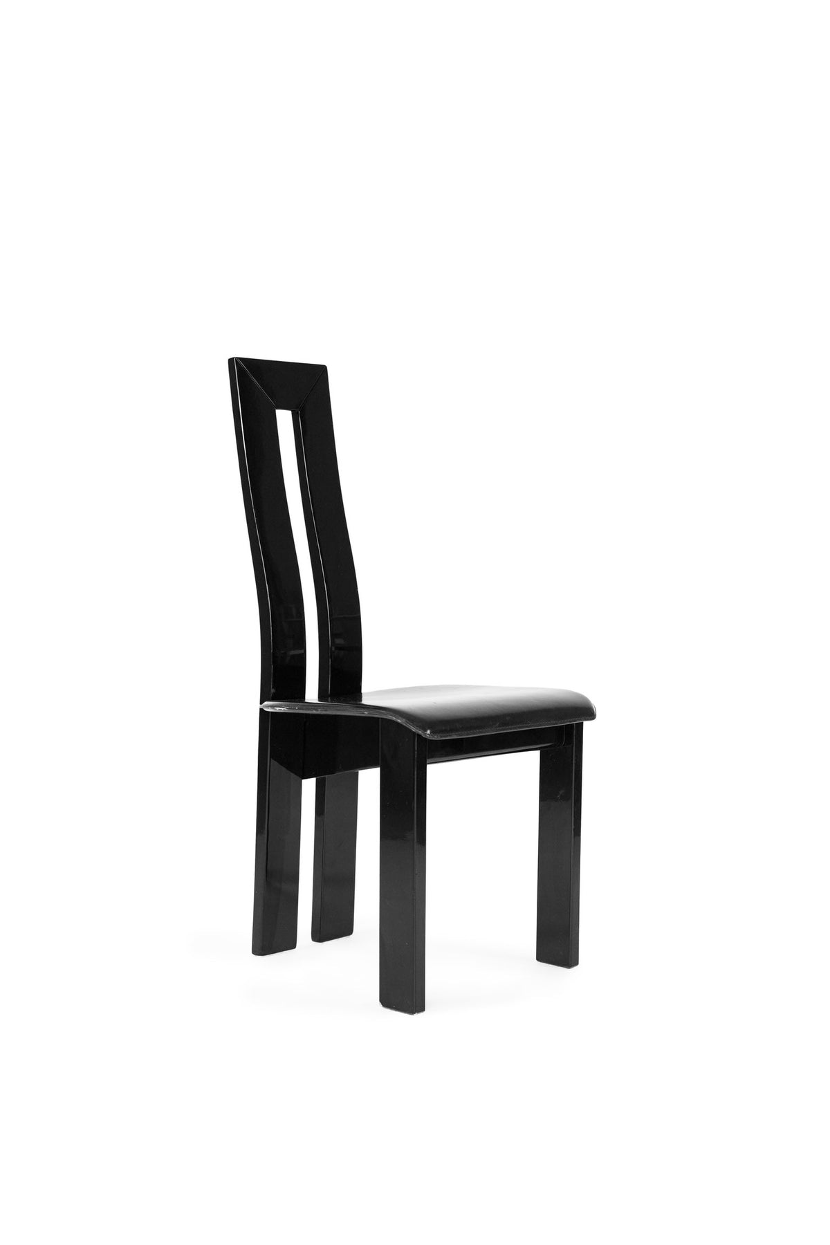 Set of 4 Postmodern Chairs by Pietro Constantini - Italy 1980s — lifestyle setting