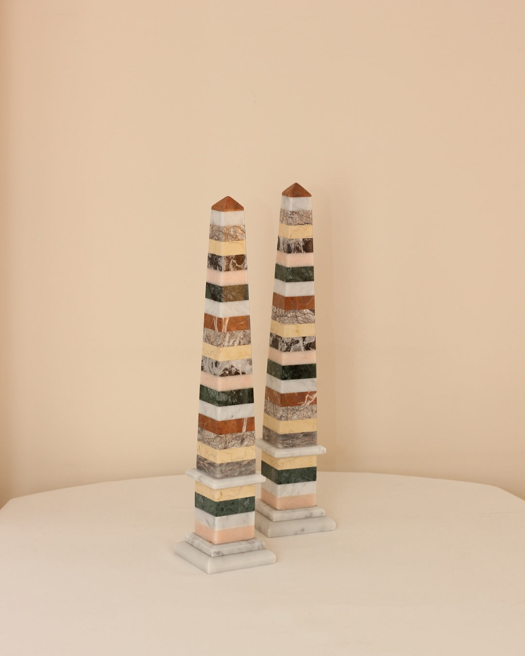 Obelisk Pair — detail view