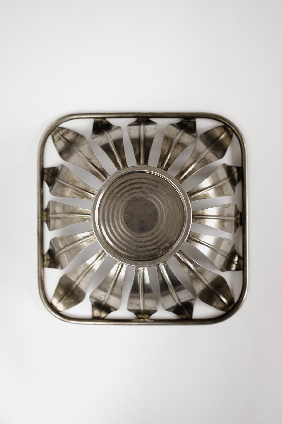 Silver Plated Flower-Shaped  Bowl — alternate view