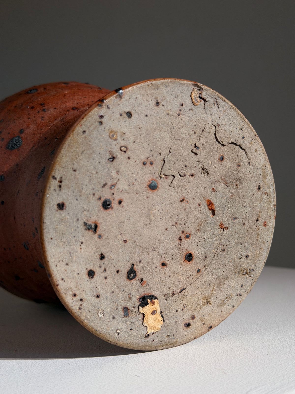 Stoneware vase by Pierre Digan, La Borne, circa 1970 — alternate view
