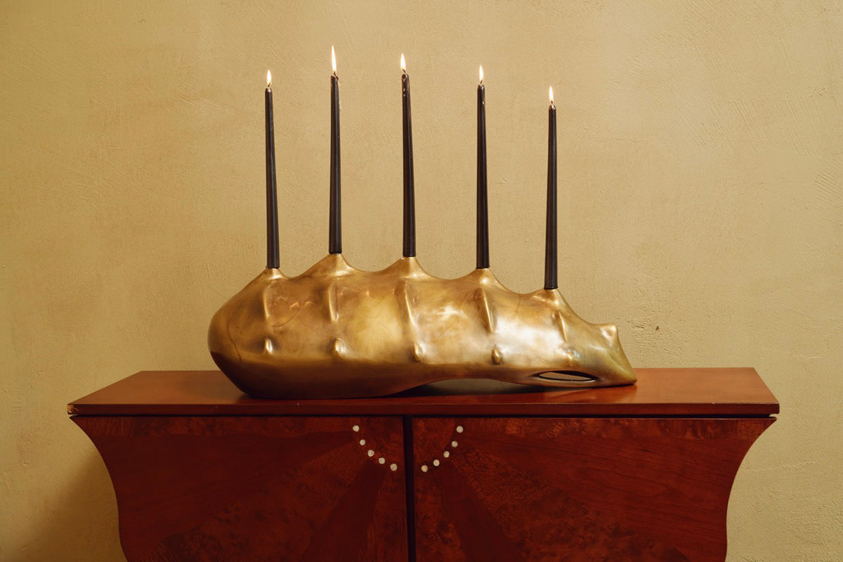 Sculptural Candle Holders -  Ignis Spina — close-up