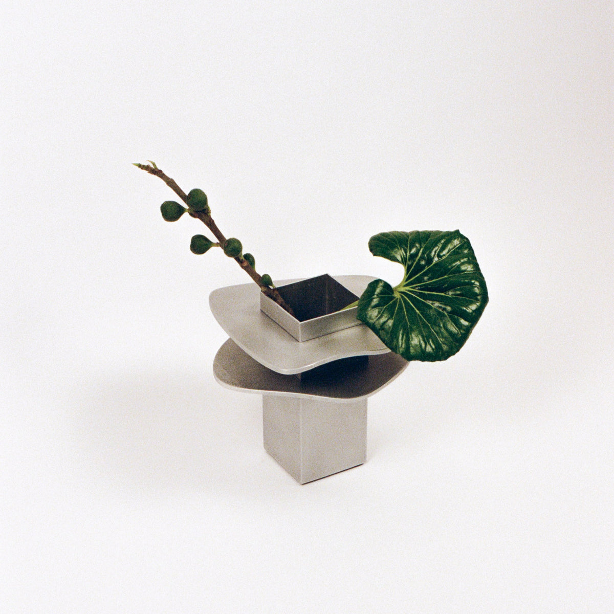 Flange Vase by PARCTA | The Oblist — modern metal design