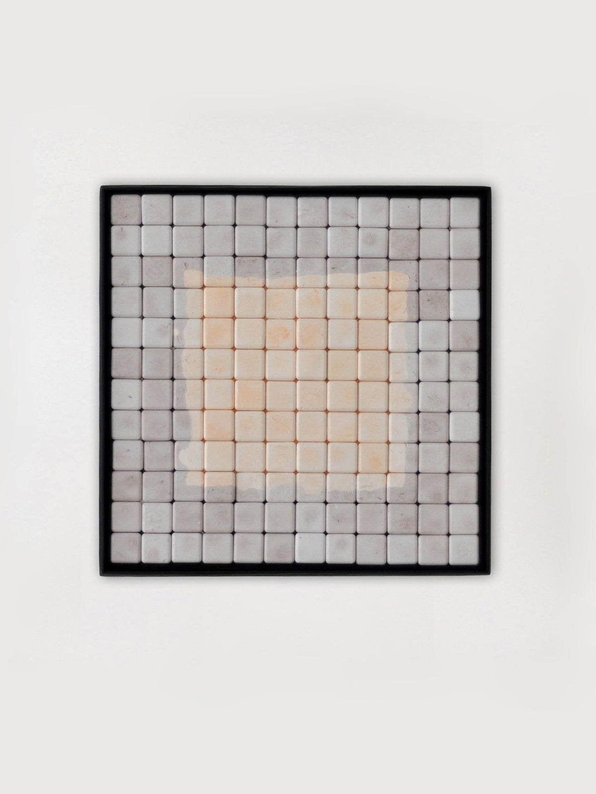 Gesso Painting No.5 - Orange Square by Studio Miriam Loellmann | The Oblist