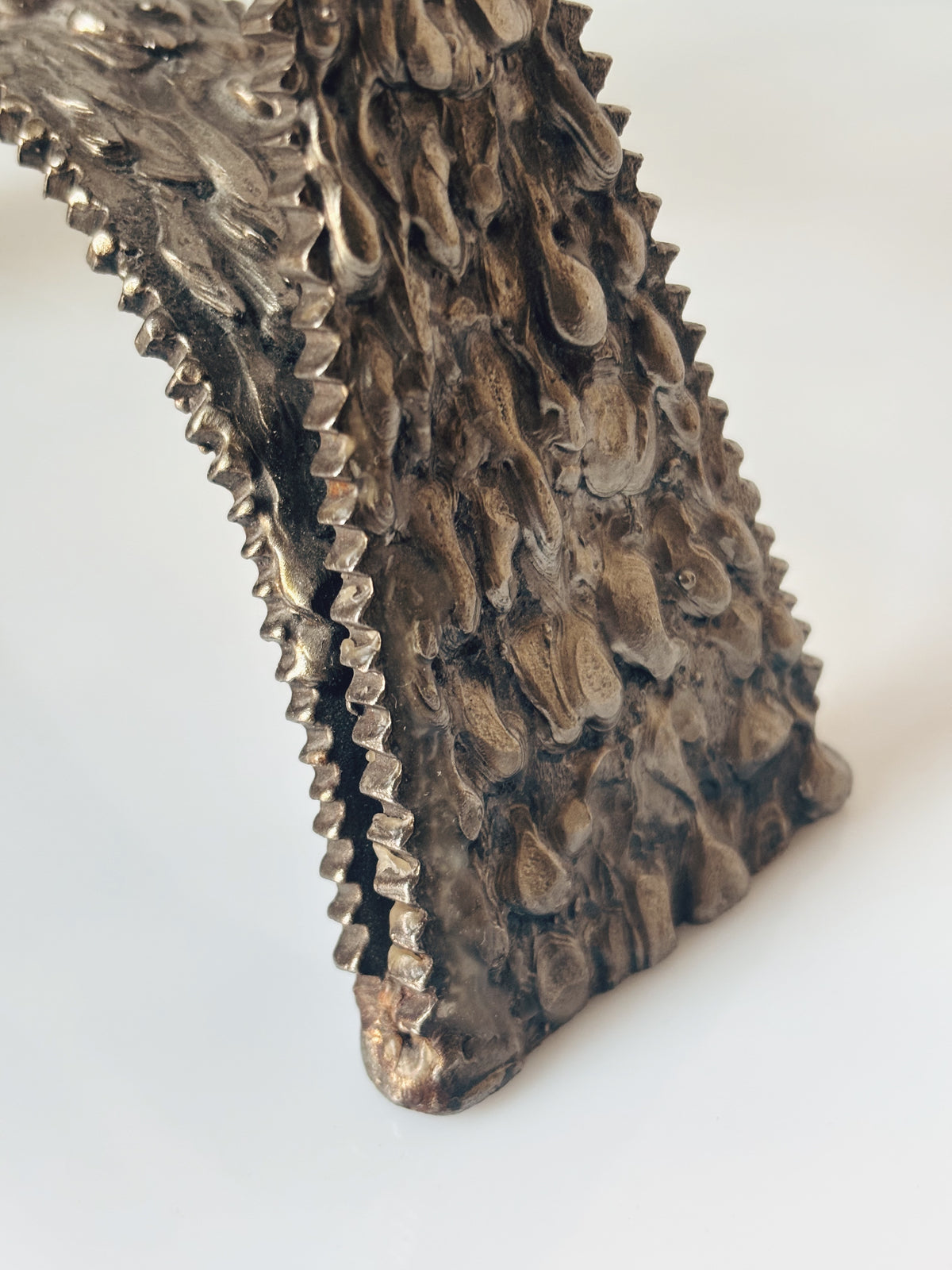 Molten Metal 3 Arm Brutalist Candlestick — in context