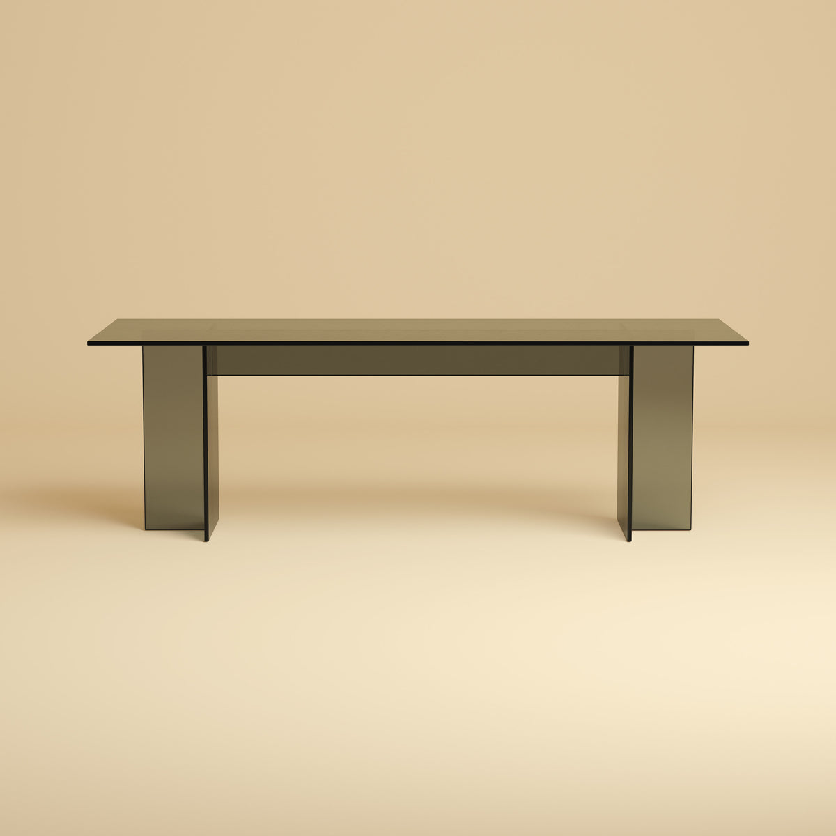 Glass Lounge Table - NOOR Series — lifestyle setting