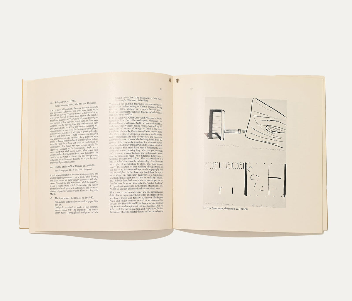 The Travel Sketches of Louis I. Kahn, Pennsylvania Academy of Fine Arts, 1978 Art Book — lifestyle setting