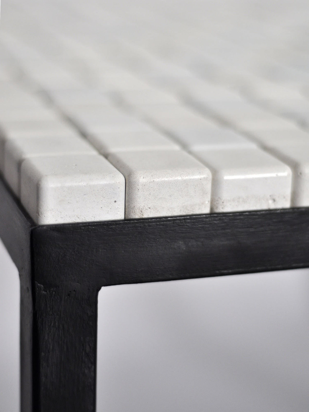 Minimalism Low Table - Concrete Cubes Collection — close-up