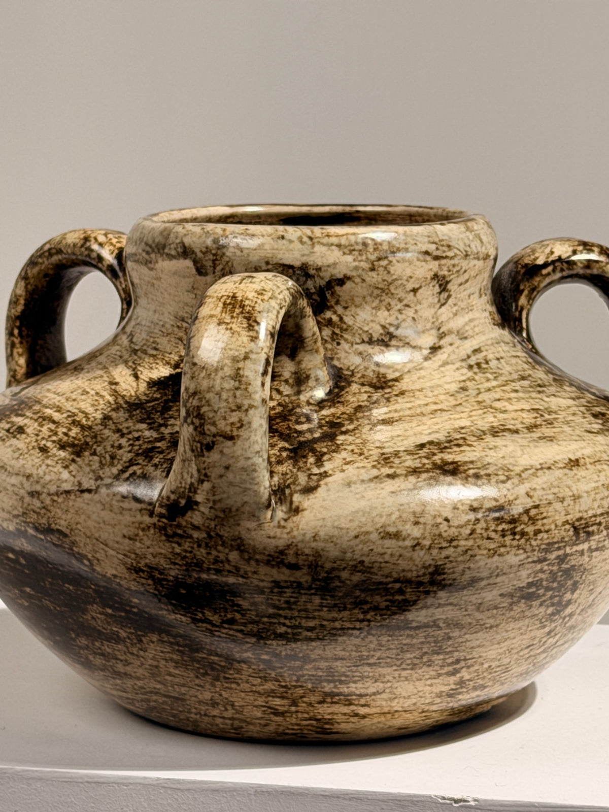 Rare ceramic vase by Max Idlas, France, circa 1960 — detail view
