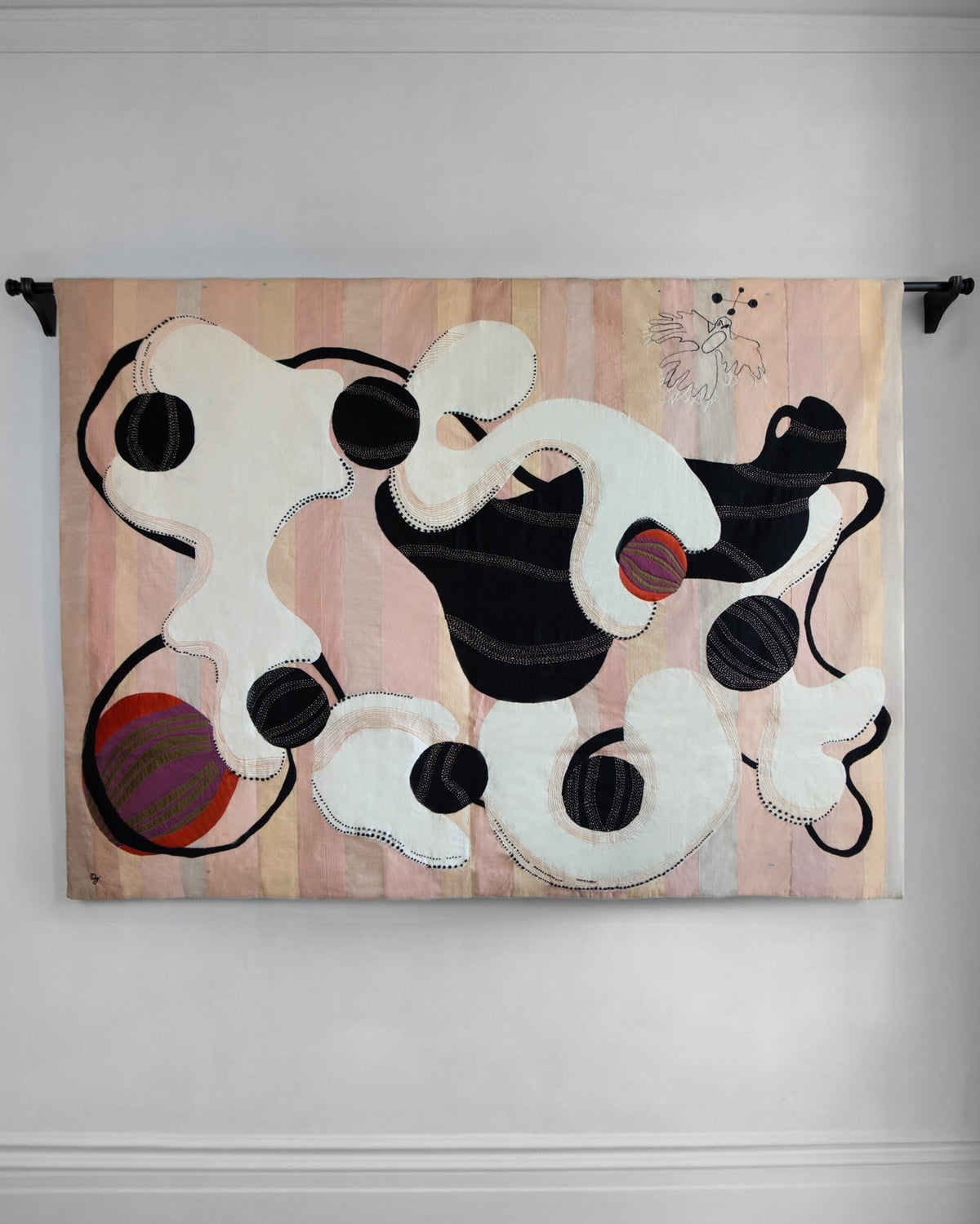 Sky High Hand Sewn Silk Tapestry by House of Quentin Jones | The Oblist