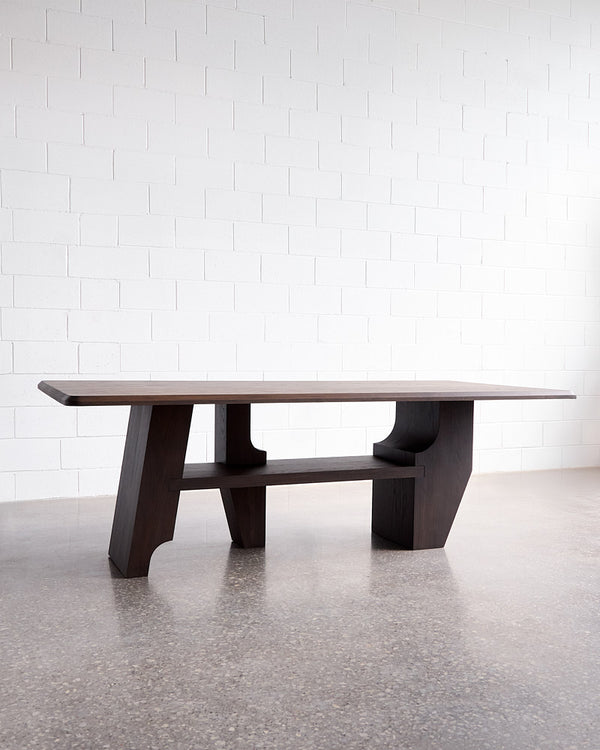 Knox Dining Table in Wood — lifestyle setting